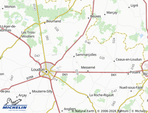 Mapa MICHELIN Sammarçolles - ViaMichelin