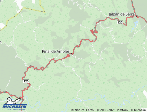 MICHELIN Puerto de Amoles map - ViaMichelin