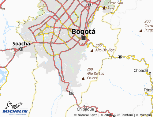 Mapa MICHELIN Santa Inés Sur II - ViaMichelin