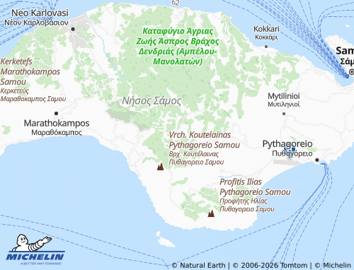 Carte MICHELIN Pyrgos - ViaMichelin