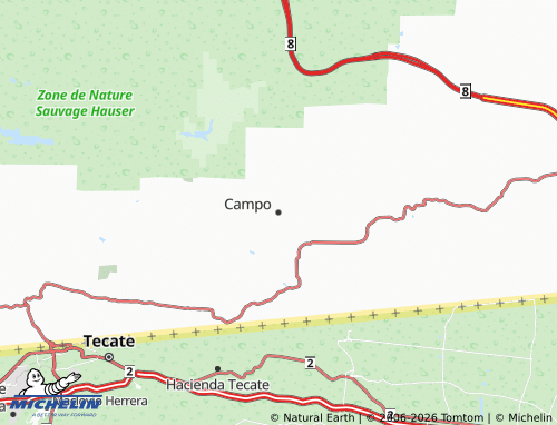 Mappa MICHELIN Campo - ViaMichelin