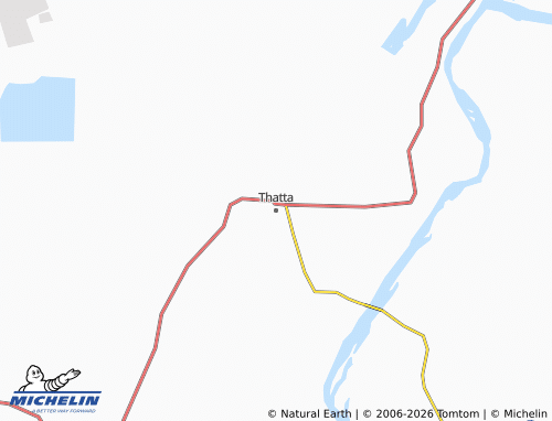 MICHELIN Thatta map - ViaMichelin