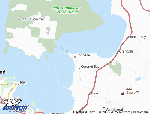 MICHELIN Corinella map - ViaMichelin