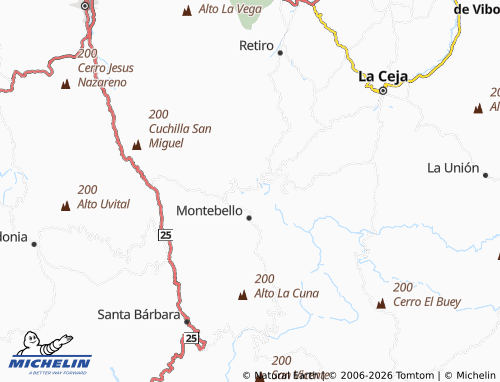 Mappa MICHELIN Los Medios - ViaMichelin