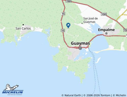 Mappa MICHELIN Las Perlas - ViaMichelin