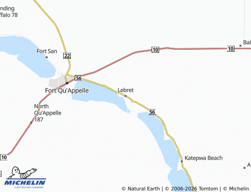MICHELIN Lebret map - ViaMichelin