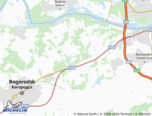 MICHELIN-Landkarte Ozernoye SNT - ViaMichelin