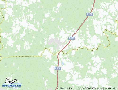 MICHELIN Nudol' map - ViaMichelin