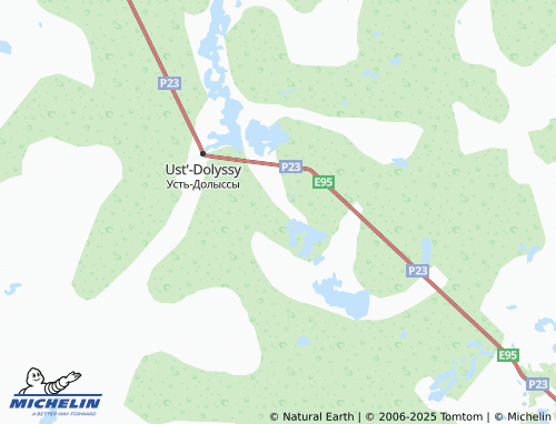 MICHELIN Rozhnovo map - ViaMichelin