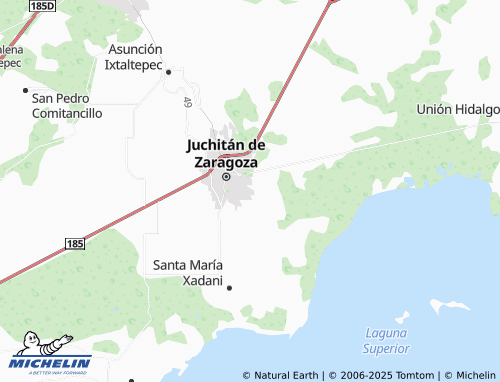MICHELIN Héroes 5 de Septiembre map - ViaMichelin