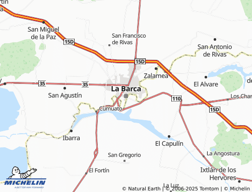 MICHELIN La Barca map - ViaMichelin