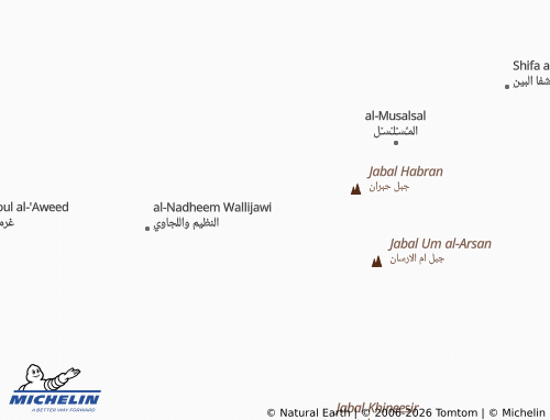 MICHELIN-Landkarte al-Sa'dah - ViaMichelin