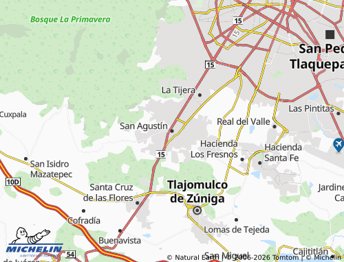Mappa MICHELIN San Agustín - ViaMichelin
