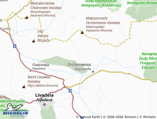 MICHELIN Dionysos map - ViaMichelin