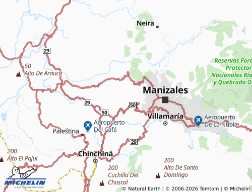 Carte MICHELIN Manzanares - ViaMichelin