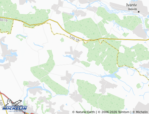 Mappa MICHELIN Bruslyniv - ViaMichelin