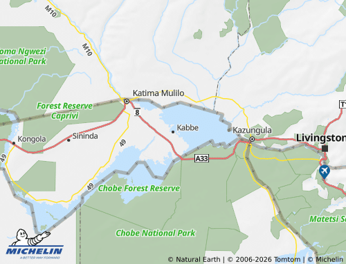 MICHELIN-Landkarte Kabbe North - ViaMichelin