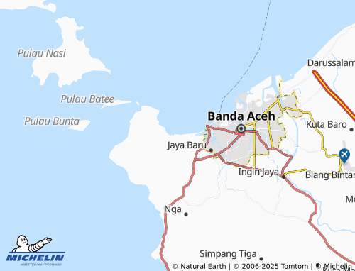 MICHELIN Lam Teungoh map - ViaMichelin