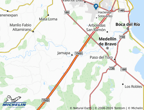 MICHELIN-Landkarte Jamapa - ViaMichelin