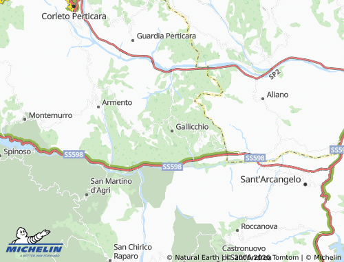Carte MICHELIN Gallicchio - ViaMichelin