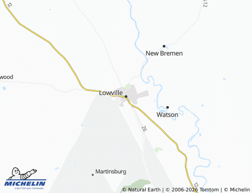 Mapa MICHELIN Lowville - ViaMichelin