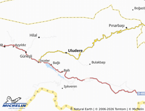 MICHELIN Ödül map - ViaMichelin