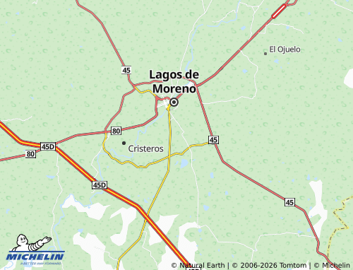 Mappa MICHELIN Jardines de La Capilla - ViaMichelin
