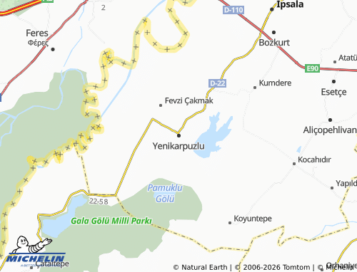 Mappa MICHELIN Yenikarpuzlu - ViaMichelin