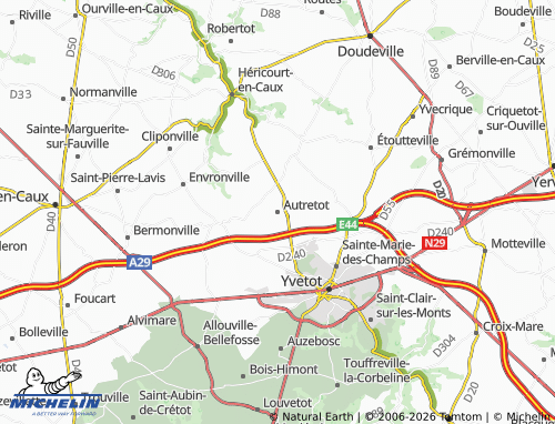 Mapa MICHELIN Autretot - ViaMichelin