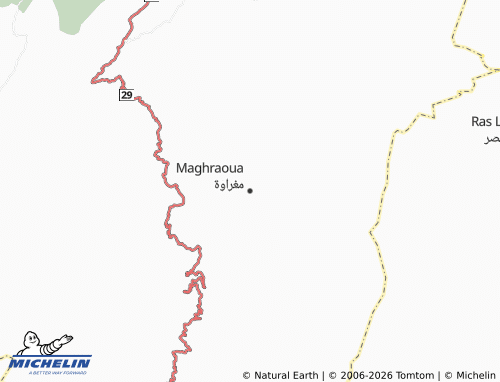 MICHELIN Maghrawah map - ViaMichelin