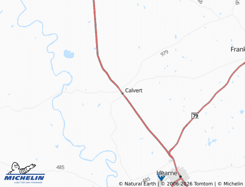 Mapa MICHELIN Calvert - ViaMichelin
