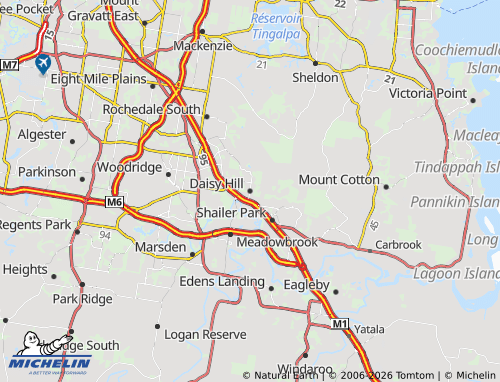 Mappa MICHELIN Daisy Hill - ViaMichelin