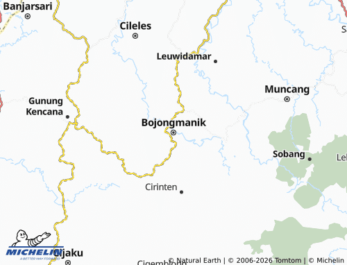 Mapa MICHELIN Bojongmanik - ViaMichelin