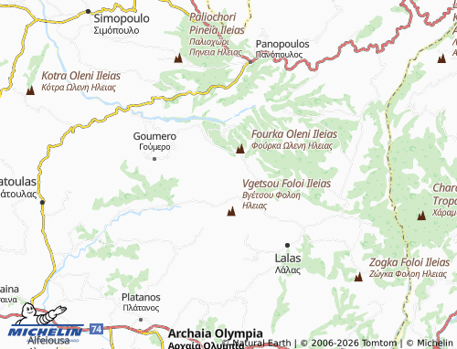 Carte MICHELIN Persaina - ViaMichelin