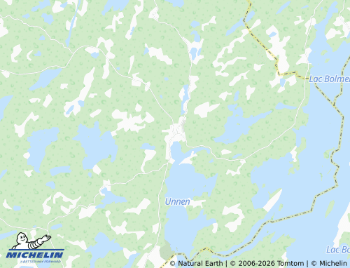 MICHELIN Unnaryd map - ViaMichelin