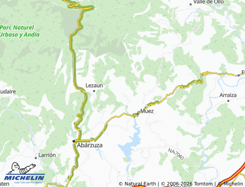 MICHELIN Iturgoyen map - ViaMichelin
