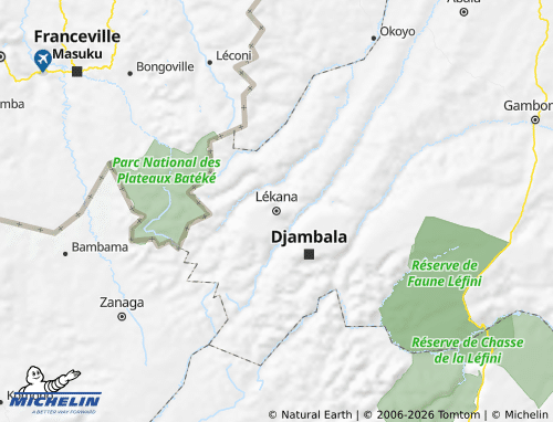 Mappa MICHELIN Lékana - ViaMichelin