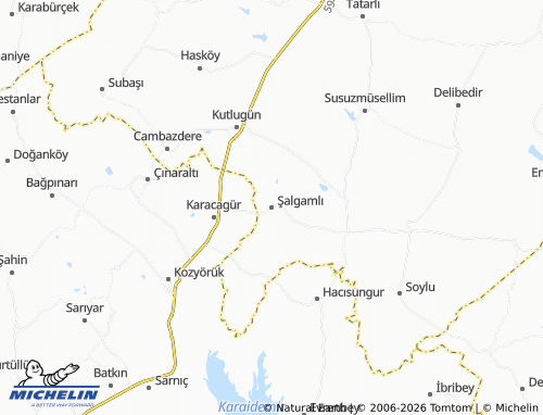 MICHELIN Şalgamlı map - ViaMichelin