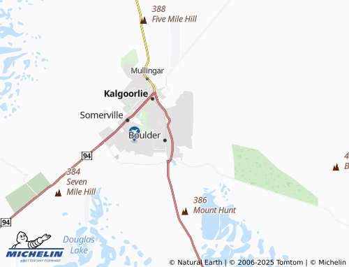 MICHELIN Fimiston map - ViaMichelin