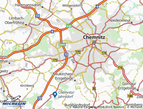 MICHELIN Schönau map - ViaMichelin