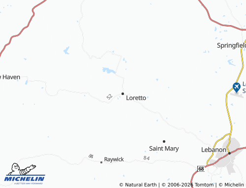Mapa MICHELIN Loretto - ViaMichelin