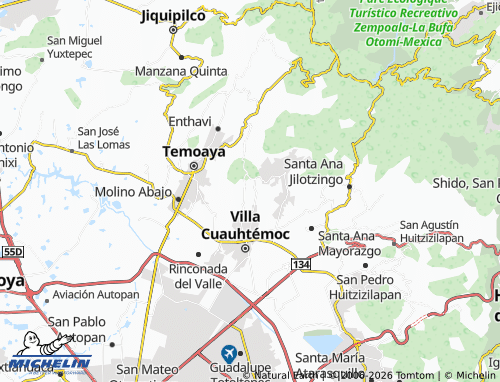 Mappa MICHELIN San Agustín Mimbres - ViaMichelin