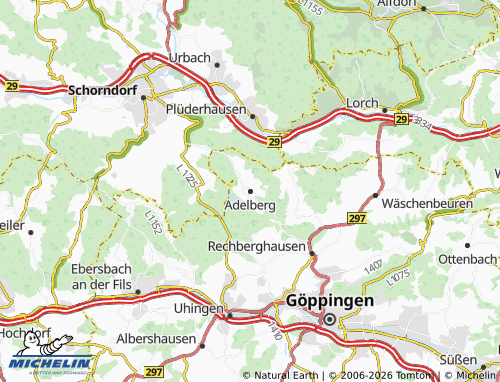 Mapa MICHELIN Adelberg - ViaMichelin