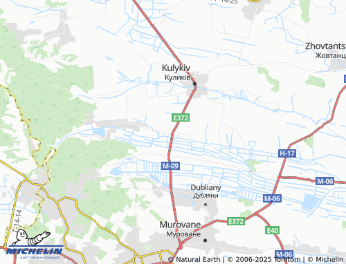 MICHELIN Velykyi Doroshiv map - ViaMichelin