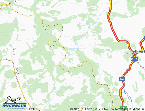 MICHELIN Ventosa del Ducado map - ViaMichelin