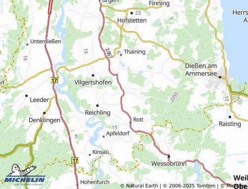 MICHELIN-Landkarte Ludenhausen - ViaMichelin