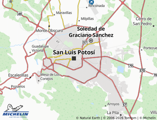 MICHELIN-Landkarte Francisco I Madero - ViaMichelin