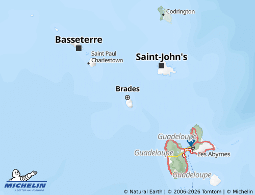 MICHELIN Montserrat map - ViaMichelin