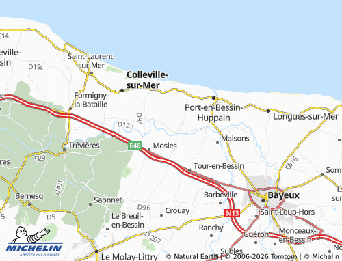 MICHELIN Étréham map - ViaMichelin