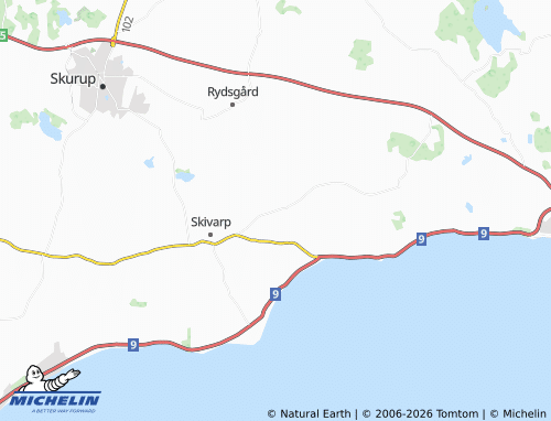 Carte MICHELIN Västra Nöbbelöv - ViaMichelin